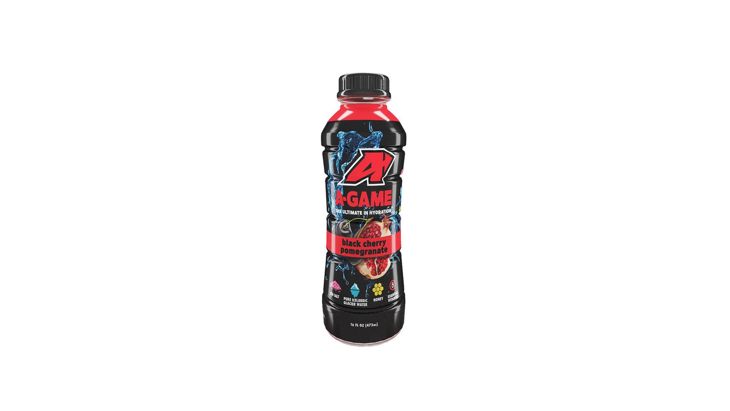 A-Game Pure Kick Black Cherry Pomegranate Energy Drink Can (16 oz)