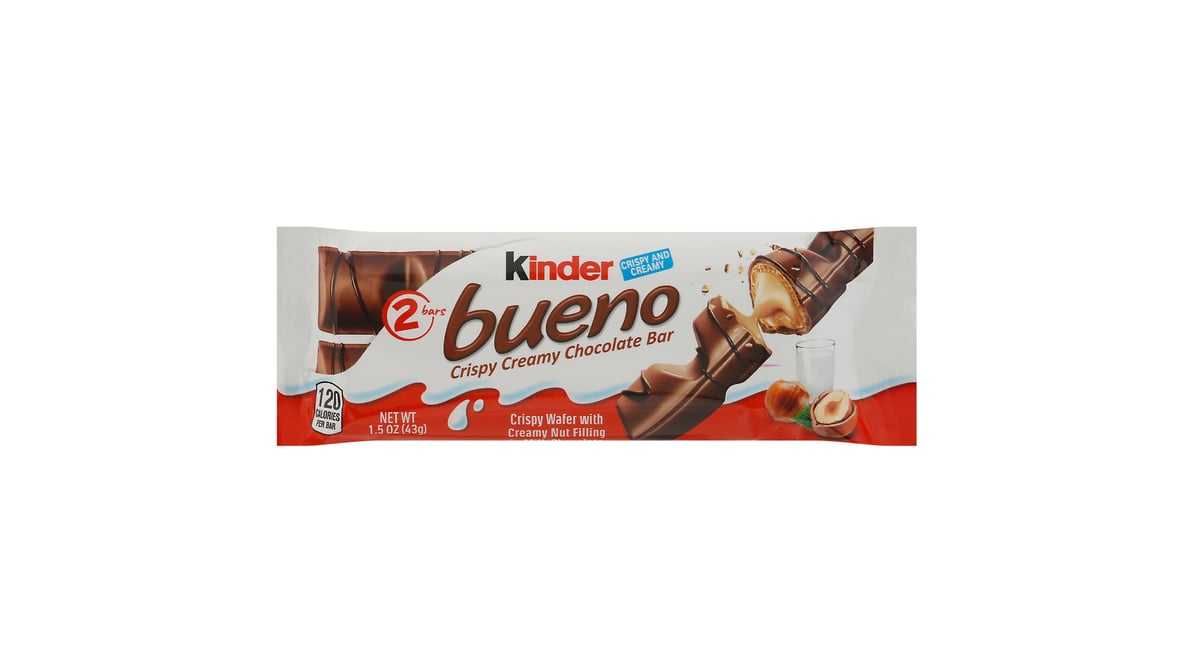 Kinder Bueno Crispy Creamy Chocolate Bar (2 ct)