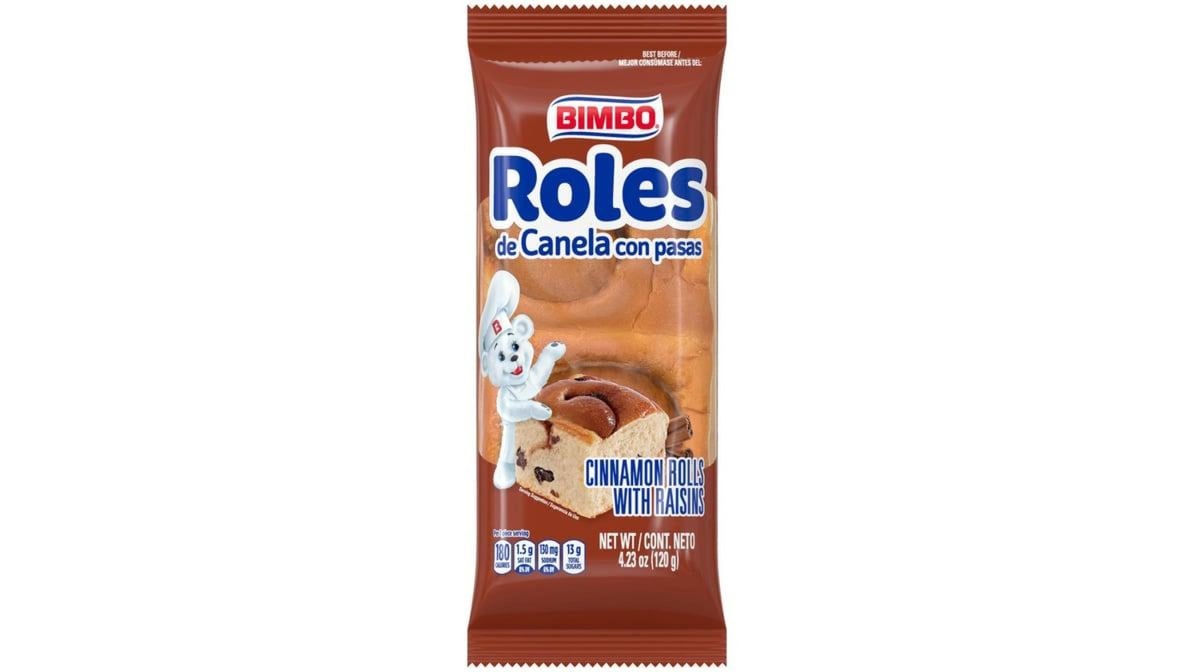 Bimbo Cinnamon Rolls with Raisins (4.2 oz)