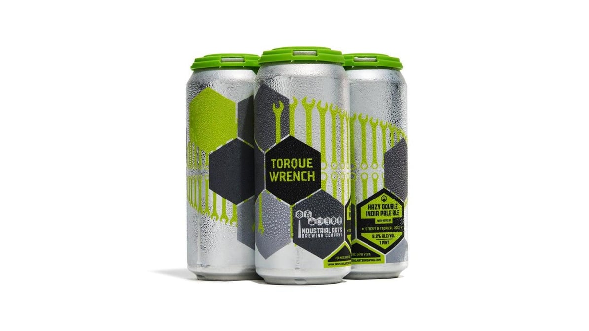 Industrial Arts Brewing Company Torque Wrench IPA Cans (16 oz x 4 ct)
