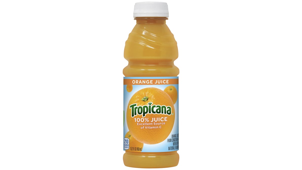 Tropicana Orange Juice Bottle (15.2 oz)
