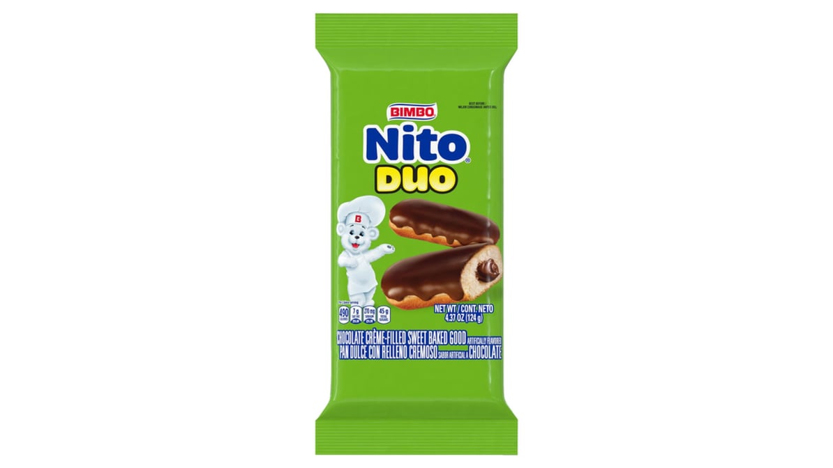 Bimbo Nito Duo Creme Filled Rolls Chocolate (4.37 oz)