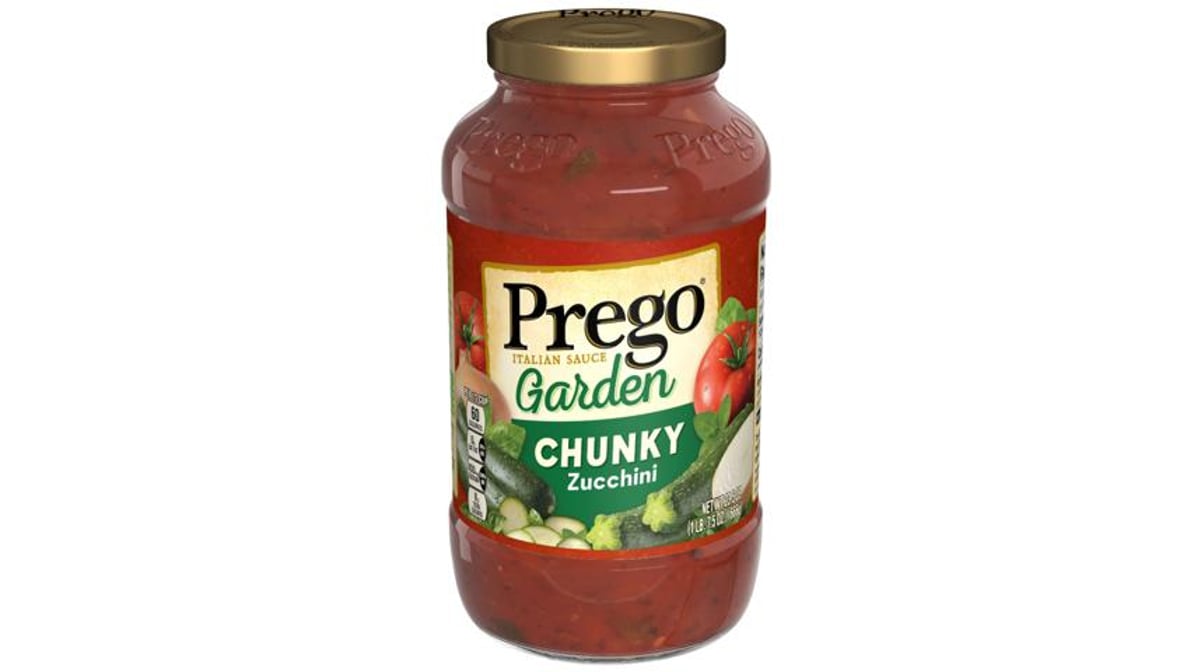 Prego Garden Harvest Chunky Tomato with Zucchini Pasta Sauce (23.5 oz)