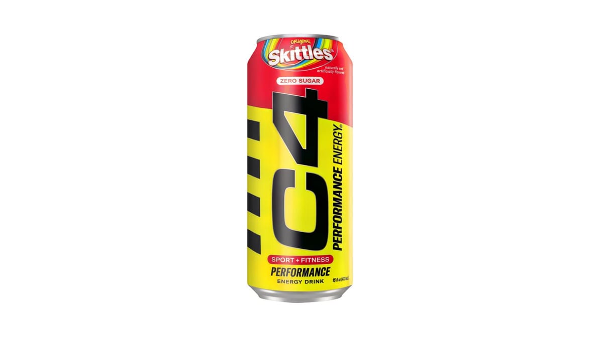 C4 Skittles Original Energy Drink Can (16 oz)