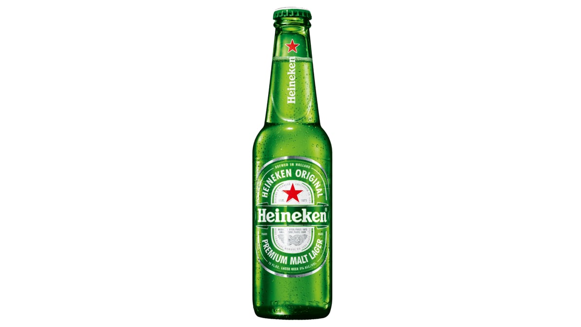 Heineken Premium Malt Lager Glass Bottle (7 oz)
