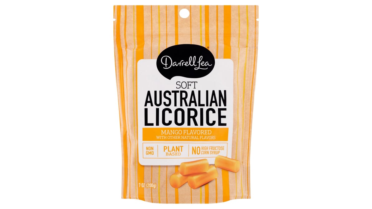 Darrell Lea Soft Australian Licorice Mango (7 oz)