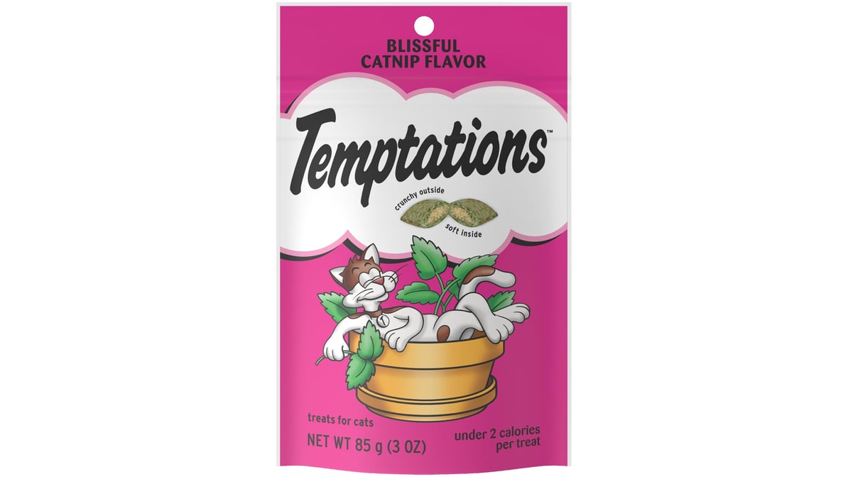 Temptations Cat Treats Blissful Catnip Flavor (3 oz)