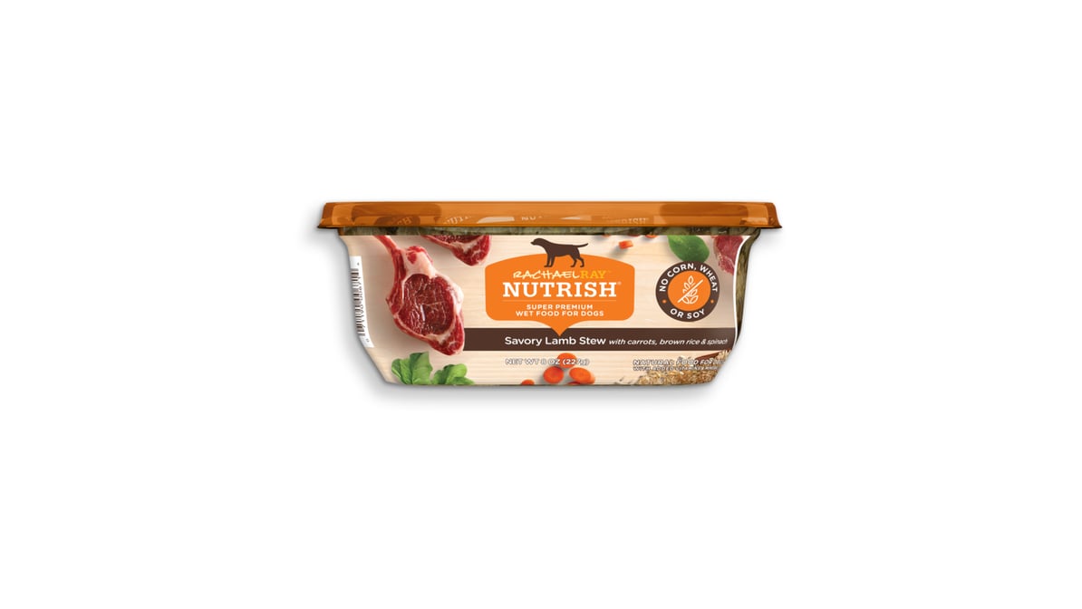 Rachael Ray Nutrish Natural Premium Wet Dog Food Savory Lamb Stew (8 oz)