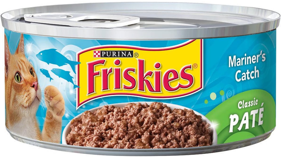 Purina Friskies Classic Pate Mariner's Catch Canned Cat Food (5.5 oz)