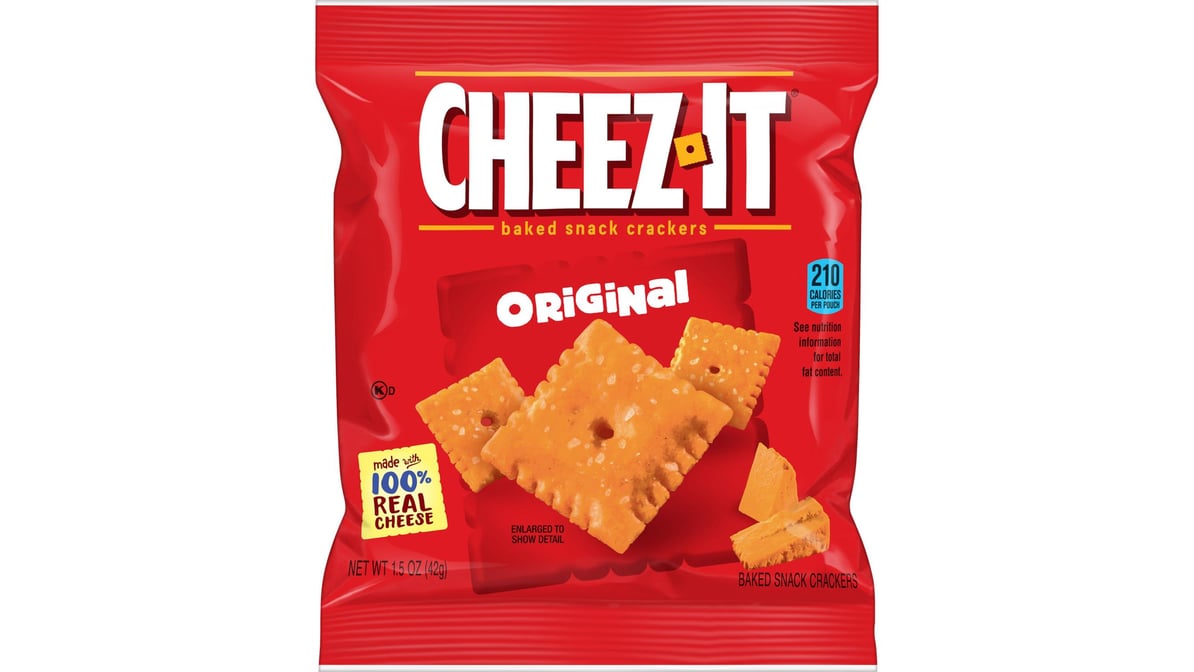 Kellogg's Cheez-It Baked Snack Original Cheese Crackers (1.5 oz)