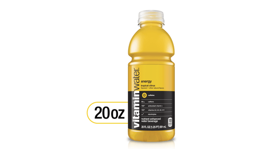 VitaminWater Tropical Citrus Energy Electrolyte Enhanced Water (20 oz)