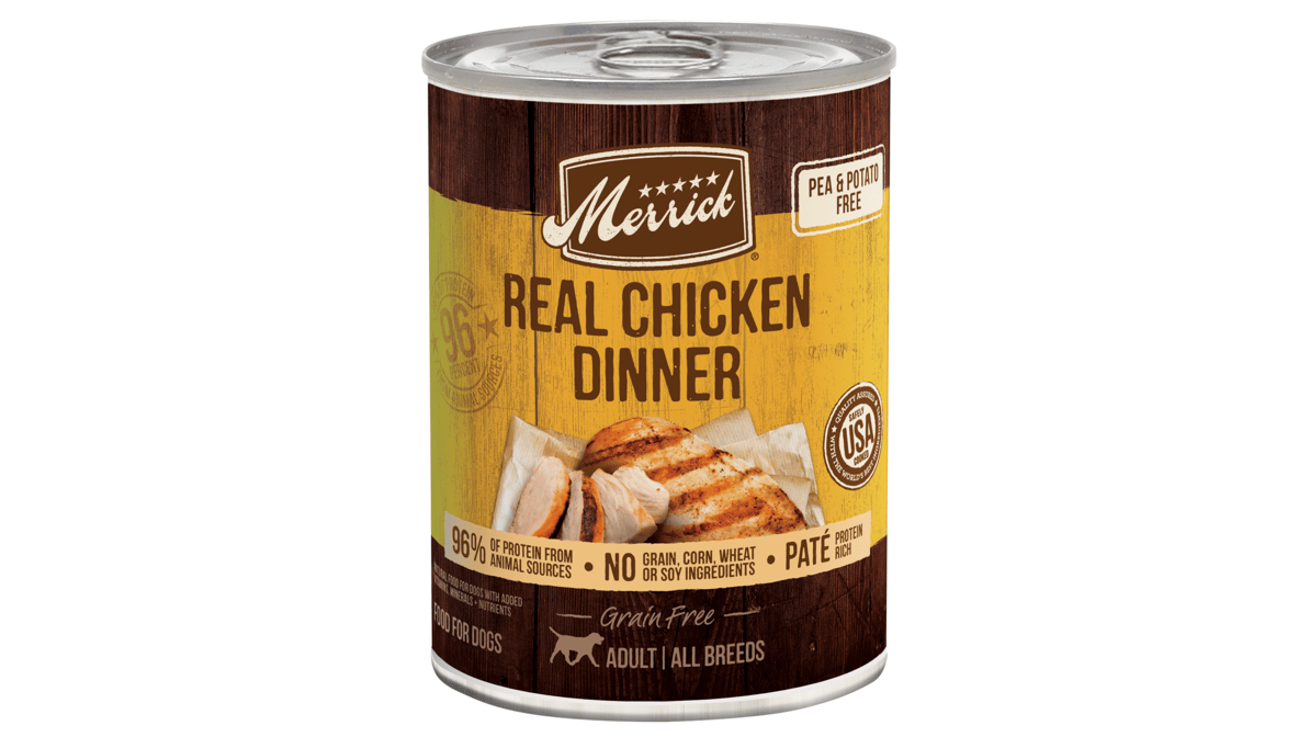 Merrick Pet Care Grain Free Dog Food Real Chicken Dinner (12.7 oz)