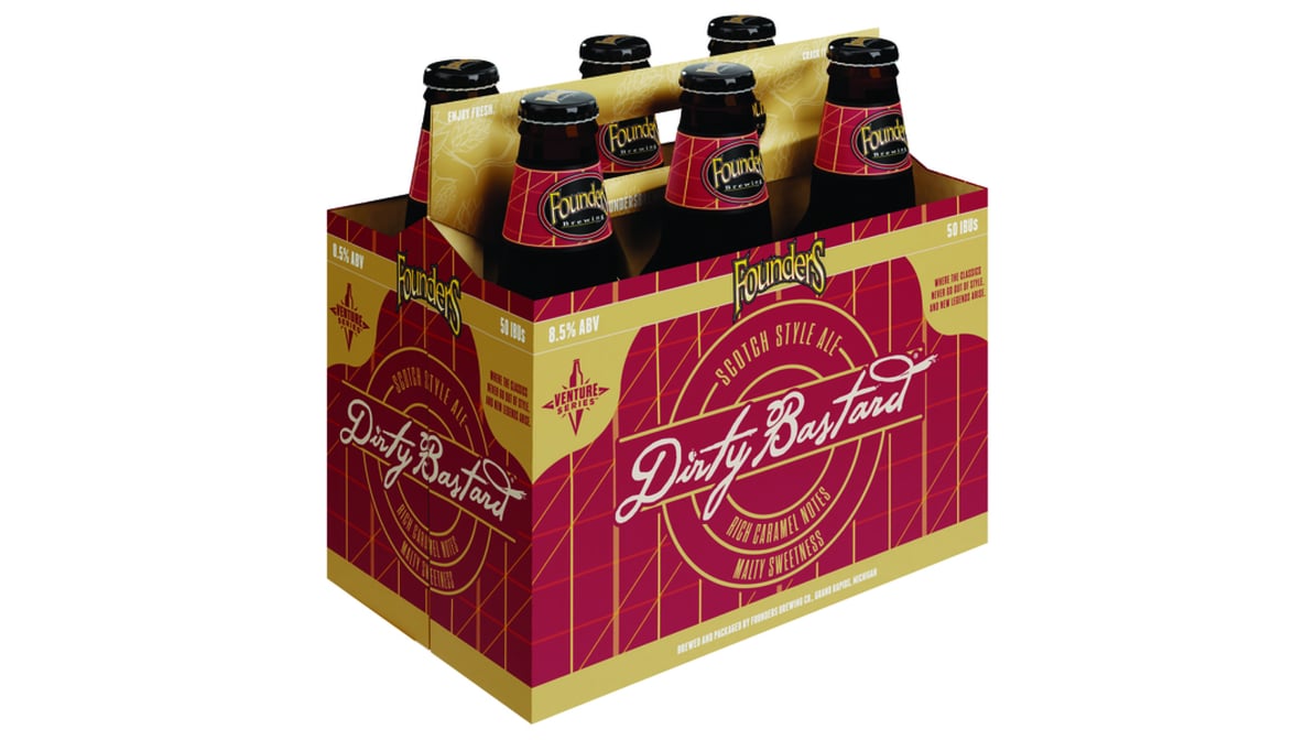 Founders Brewing Co. Dirty Bastard Scotch Ale Bottles (12 oz x 6 ct)
