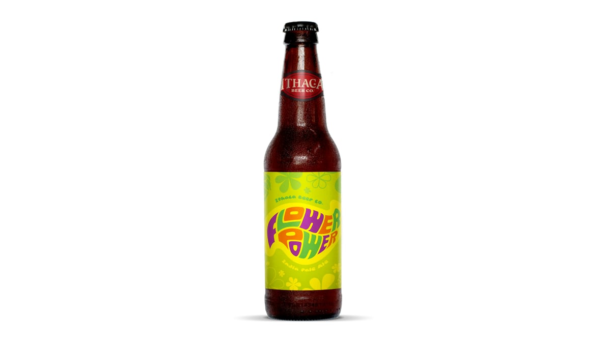 Ithaca Beer Co. Flower Power IPA Bottle (16 oz)