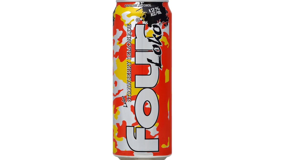 Four Loko Strawberry Lemonade Malt Beverage Cans (23.5 oz)