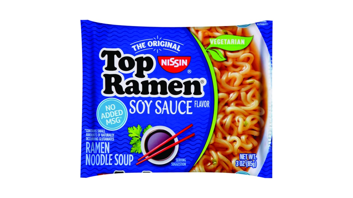 Nissin Top Ramen Soy Sauce Noodle Soup (3 oz)