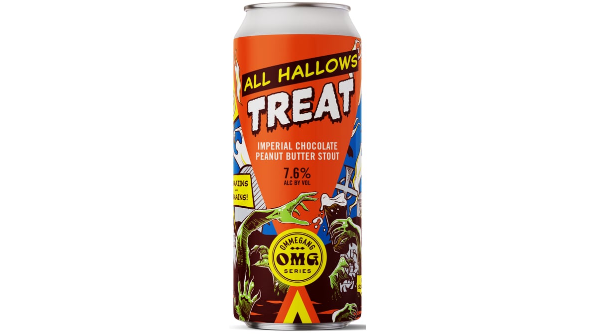 Ommegang OMG Series All Hallows Treat Imperial Chocolate Peanut Butter Stout Can (16 oz)