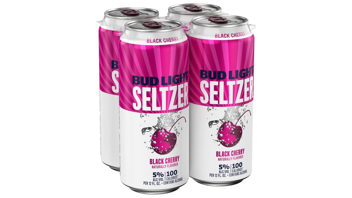 Bud Light Black Cherry Hard Seltzer Can (16 oz)