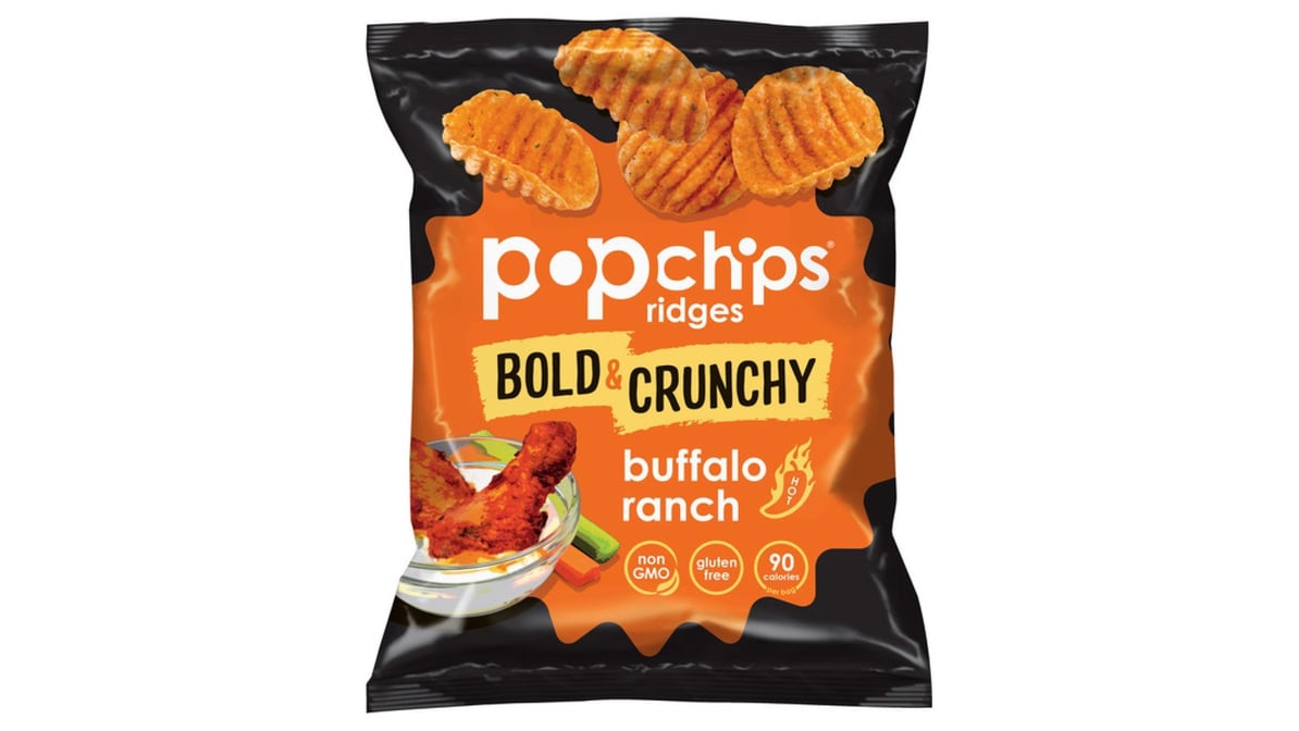 Popchips Ridge Chips Buffalo Ranch (0.7 oz)