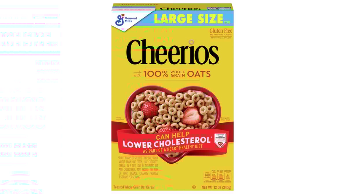 Cheerios Gluten Free Heart Healthy Original Cereal Large Size (12 oz)