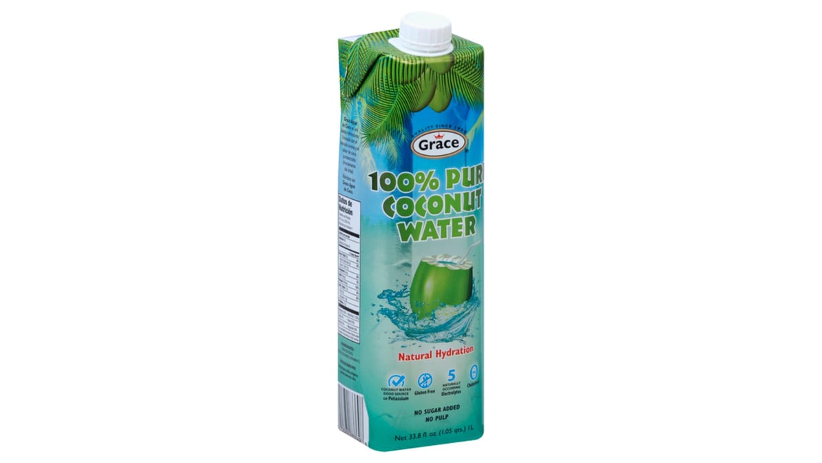 Grace 100% Pure Coconut Water (33.8 oz)