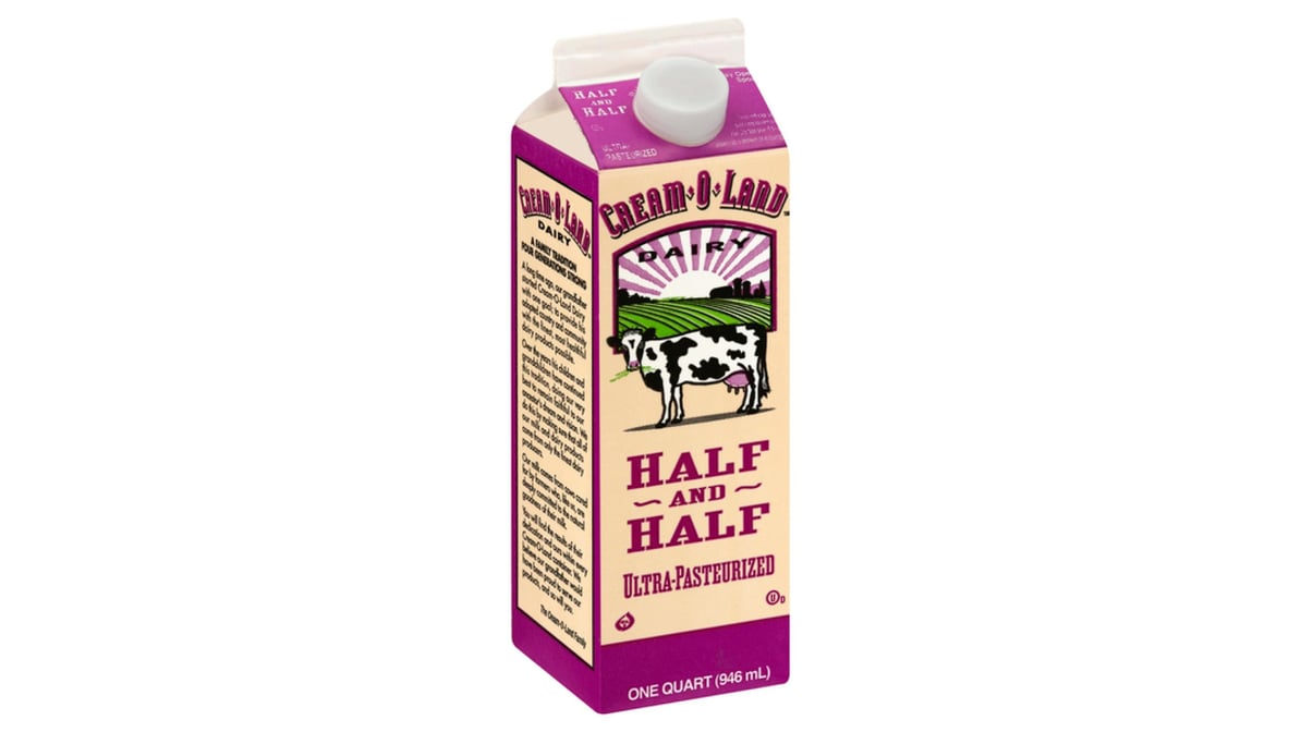 Cream O Land Ultra Pasteurized Half & Half (1 qt)