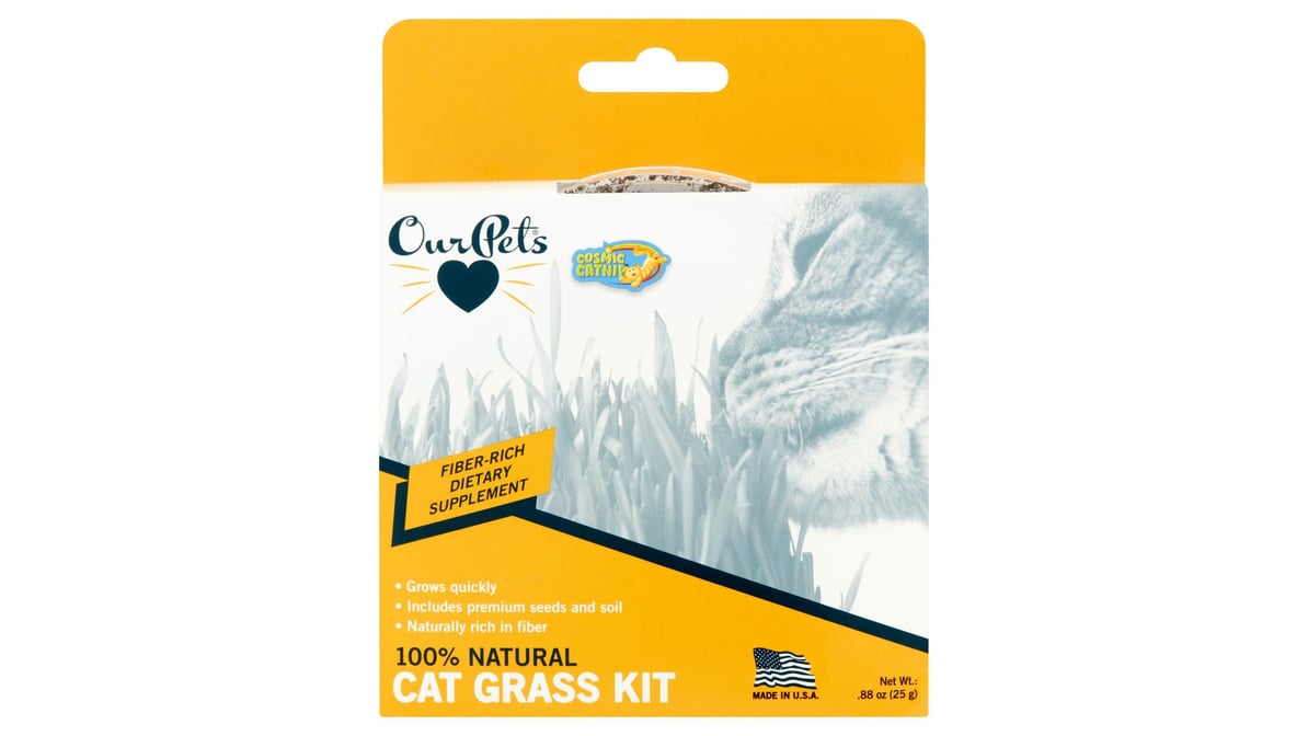 Our Pets Cosmic Catnip 100% Natural Cat Grass Kit (0.88 oz)