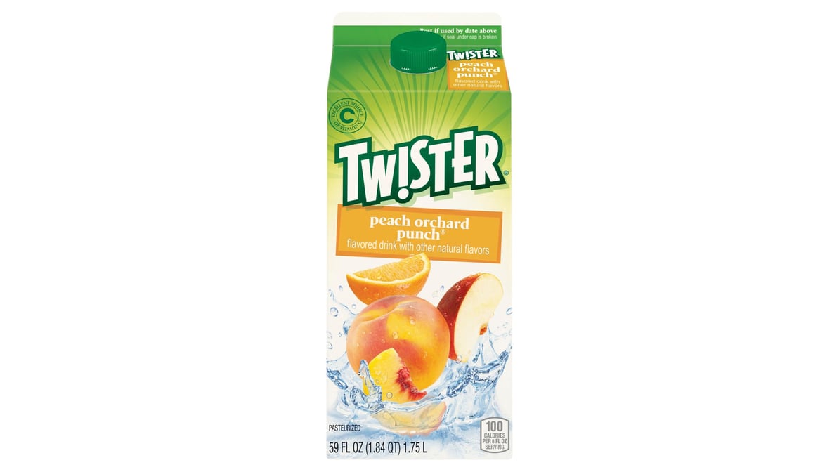 Tropicana Twister Juice Peach Orchard Punch (59 oz)
