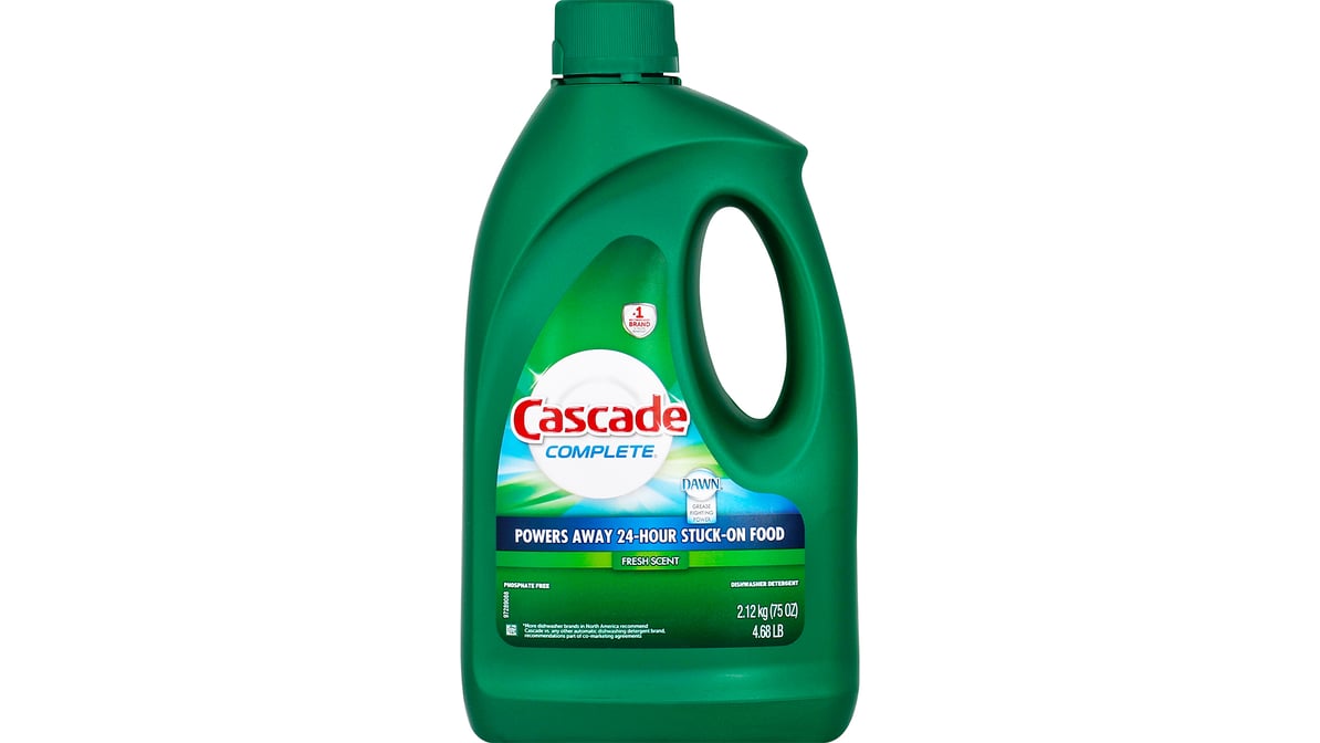 Cascade Complete Fresh Scent Dishwasher Detergent Gel (75 oz)