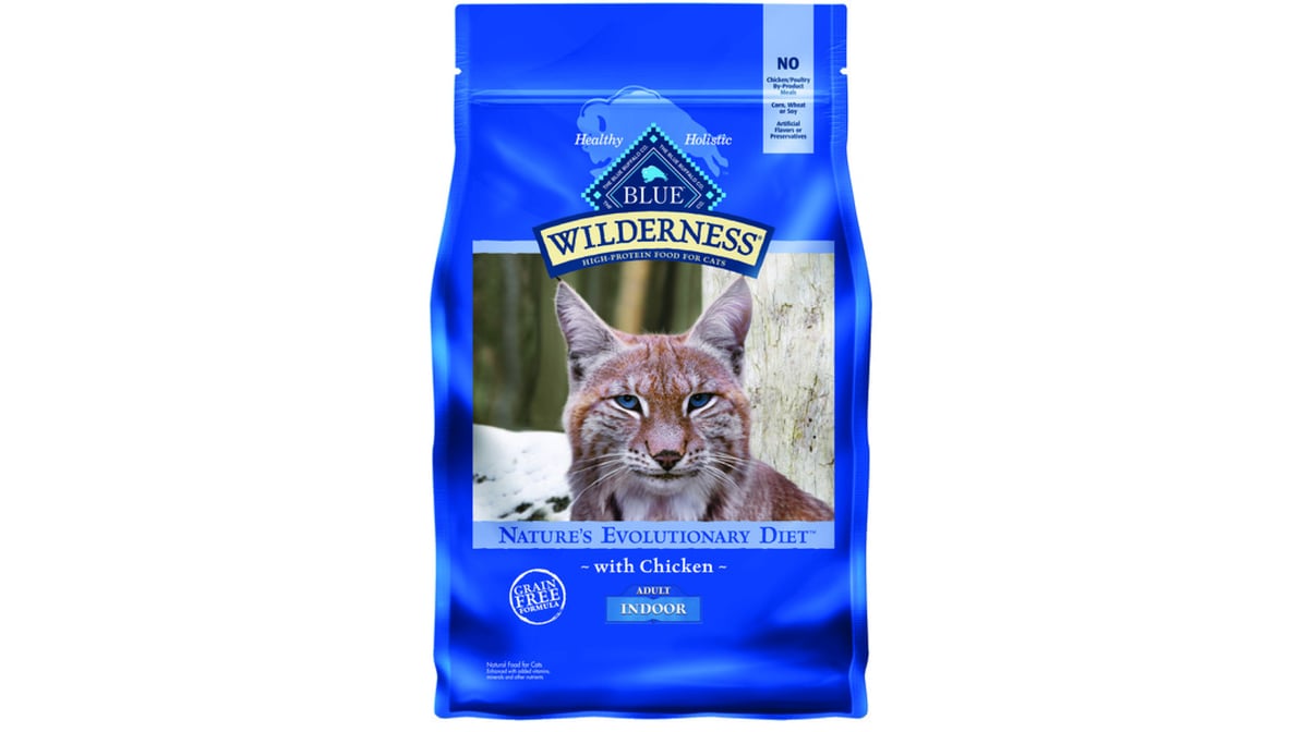Blue Buffalo Wilderness High Protein Natural Indoor Dry Cat Food Adult Chicken (5 lb)