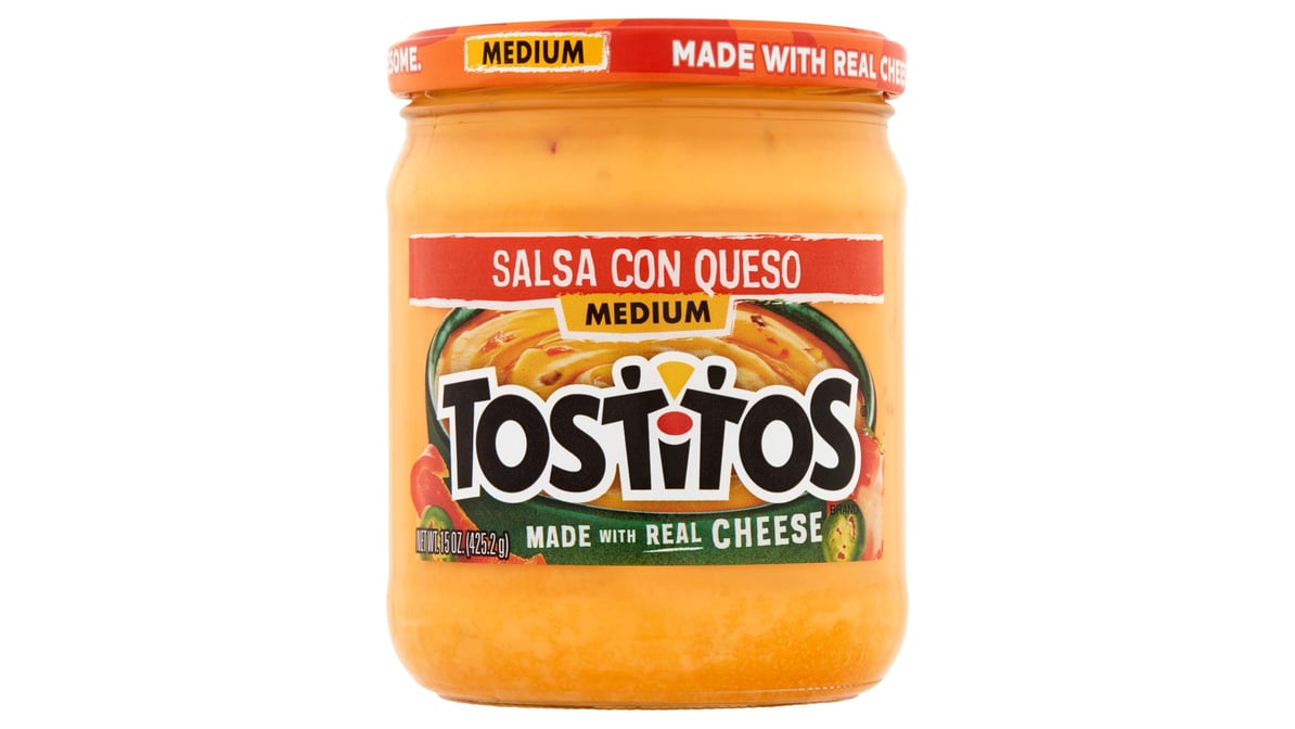 Tostitos Medium Salsa Con Queso Dip (15 oz)