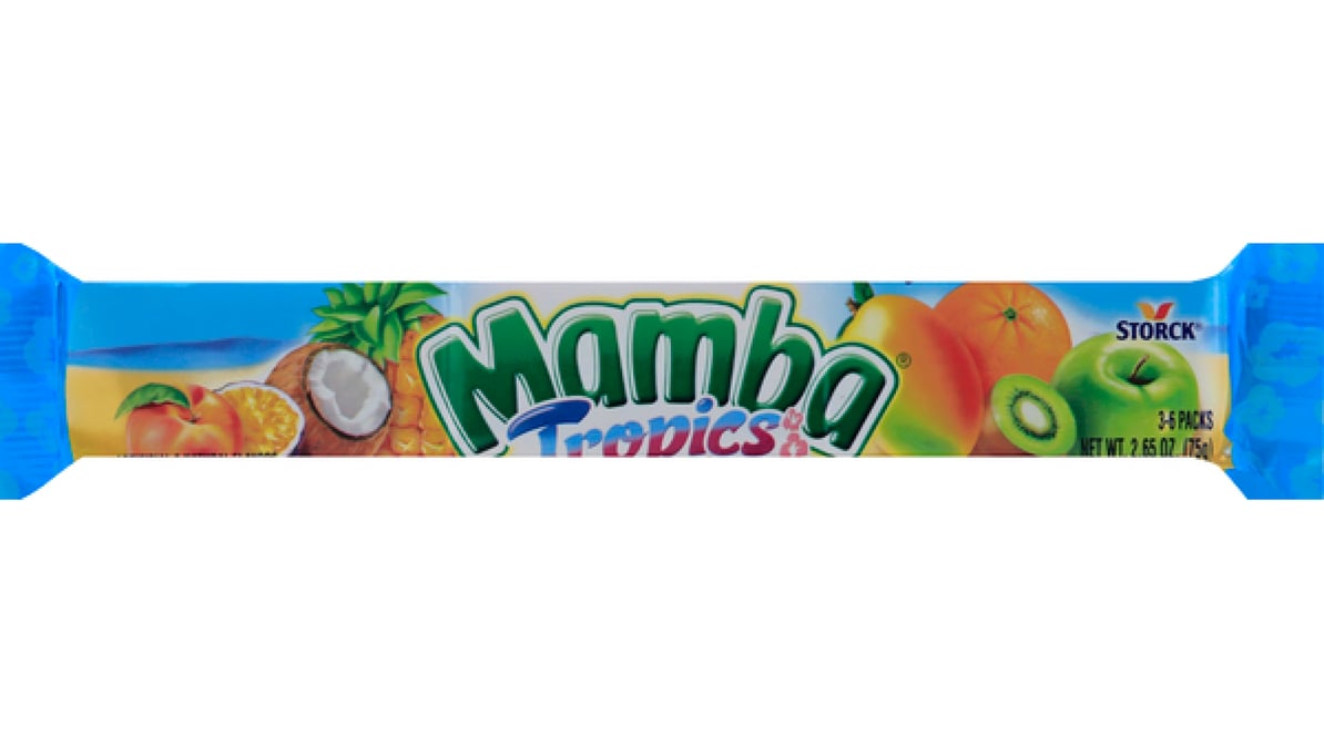 Mamba Tropics Fruit Chews Candy (2.65 oz)