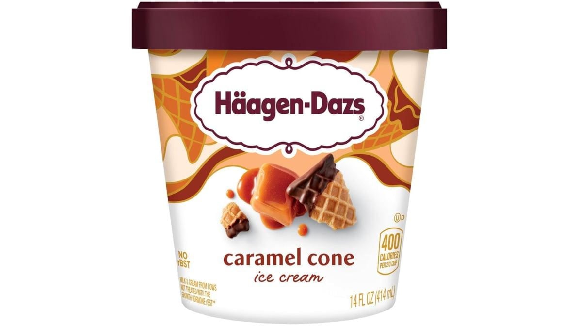 Haagen-Dazs Caramel Cone Ice Cream (1 pt)