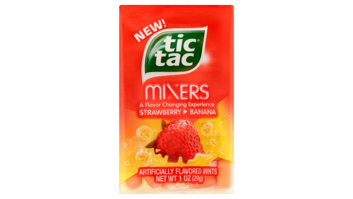 Tic Tac Mixers Mints Strawberry Banana (1 oz)