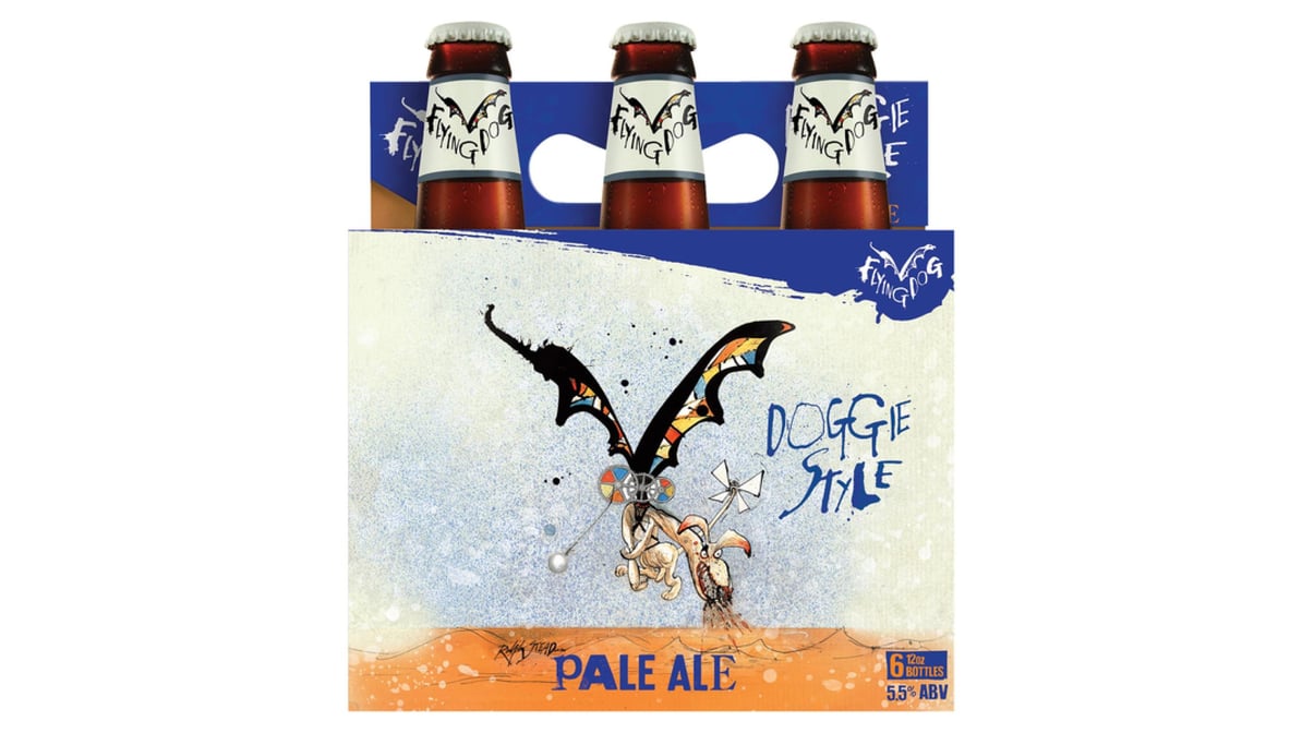 Flying Dog Pale Ale Doggie Style Bottle (12 oz x 6 ct)