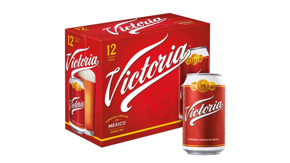 Victoria Mexican Lager Beer Can (12 oz x 12 ct)