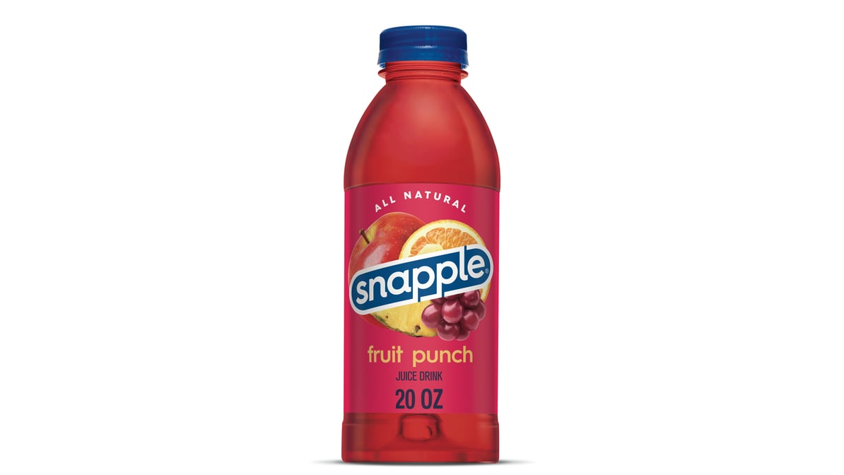 Snapple Fruit Punch Juice Drink Bottle (20 oz)