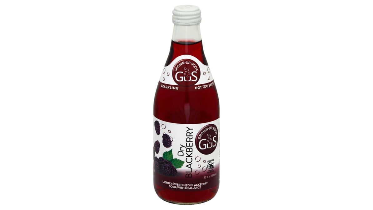 GuS Soda Dry Blackberry (12 oz)