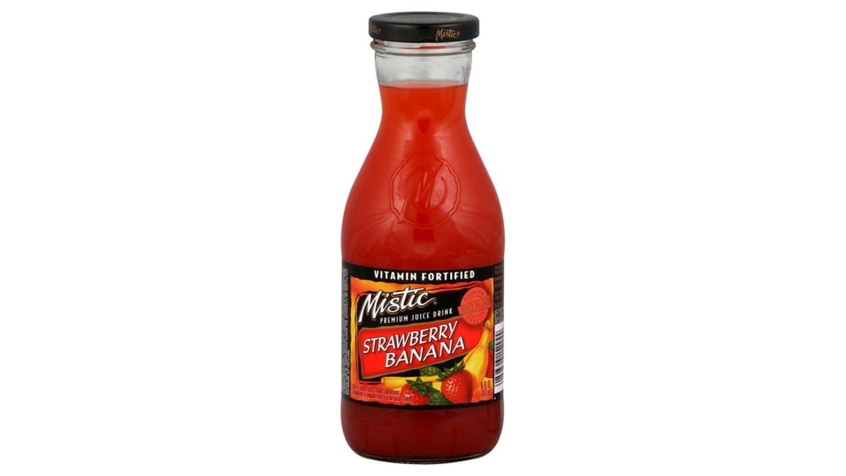 Mistic Strawberry Banana Juice Drink Bottle (16 oz)