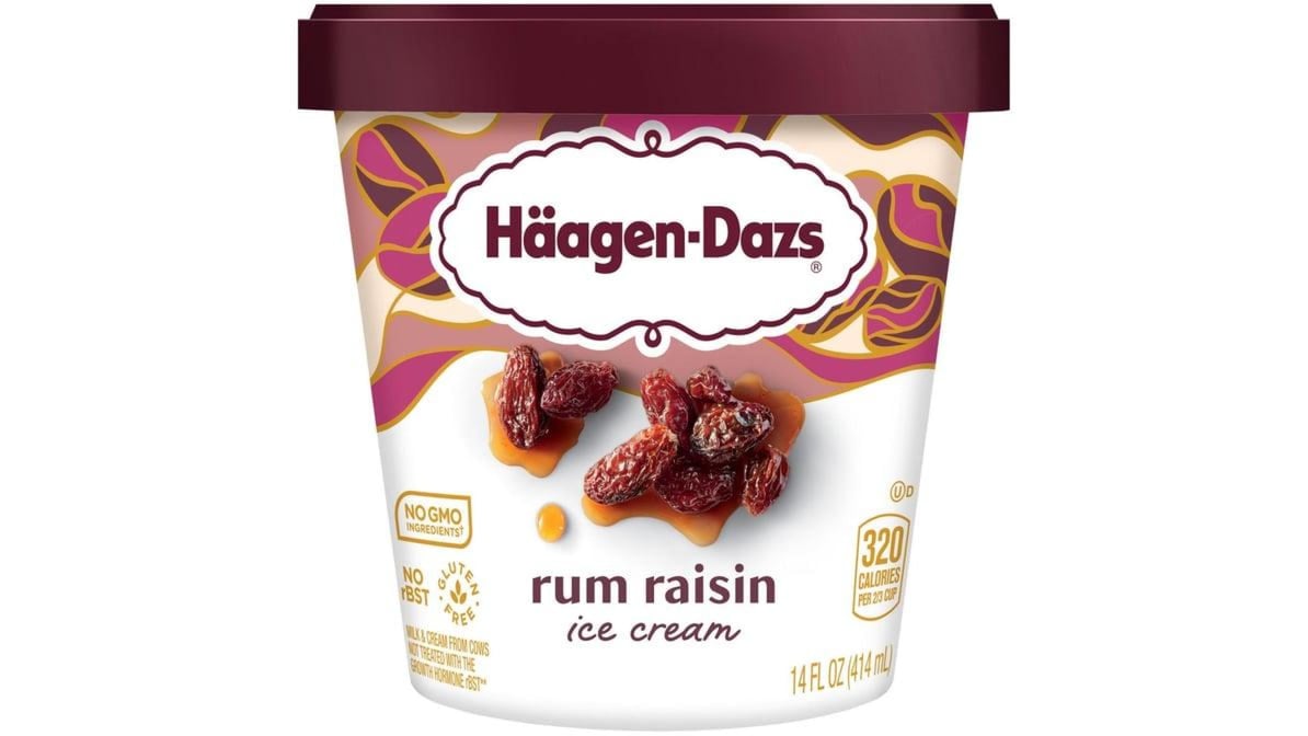 Haagen-Dazs Rum Raisin Ice Cream (16.9 oz)