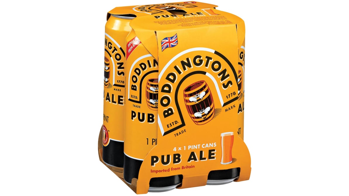Boddingtons Pub Ale Cans (16 oz x 4 ct)