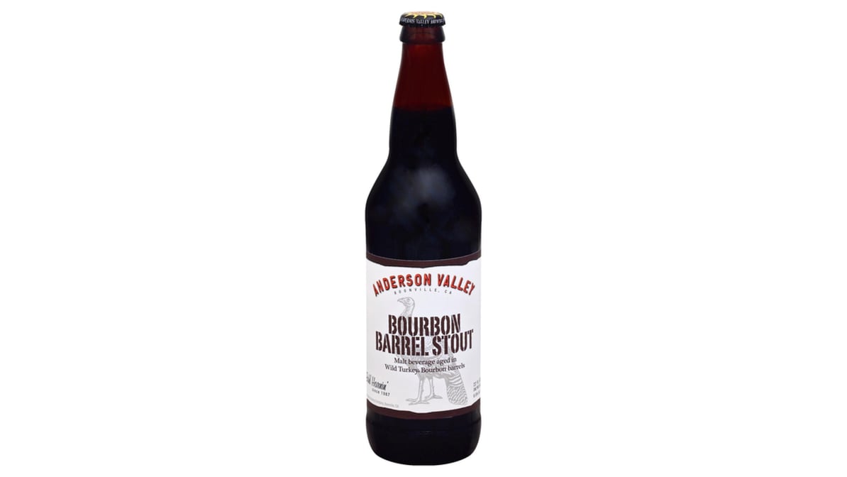 Anderson Valley Brewing Company Bourbon Barrel Stout Bottle (22 oz)