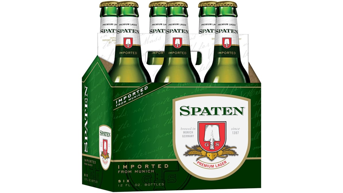 Spaten Premium Lager Beer Bottles (12 oz x 6 ct)