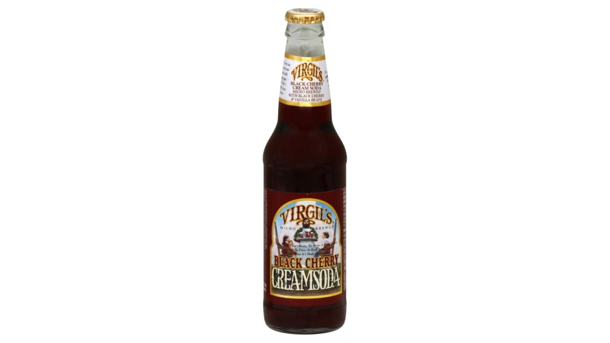 Virgil’s Black Cherry Cream Soda (12 oz)