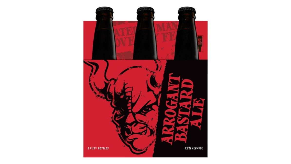 Stone Brewing Arrogant Bastard Ale (16 oz x 6 ct)