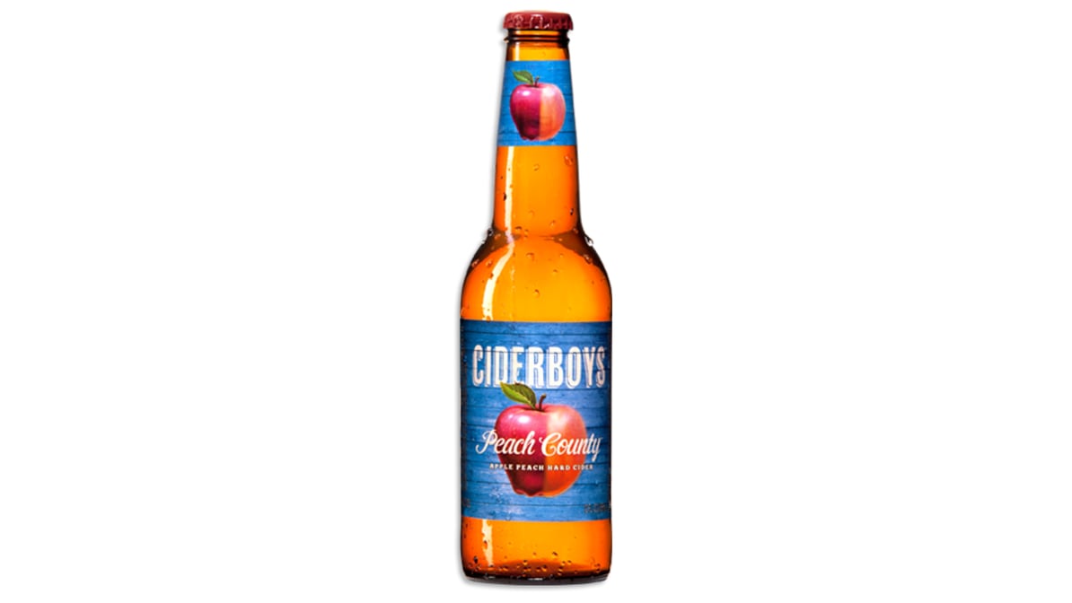 Ciderboys Peach Apple Orange Hard Cider Bottles (12 oz x 6 ct)