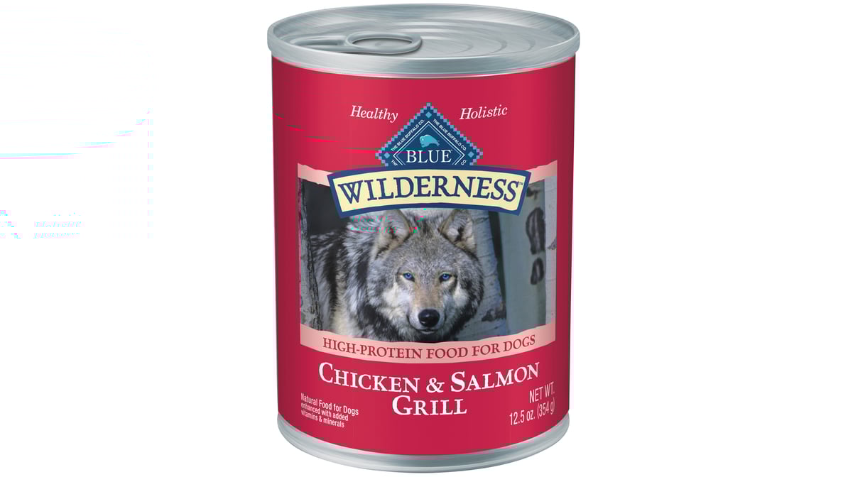 Blue Buffalo Wilderness Wet Dog Food Chicken & Salmon Grill (12.5 oz)