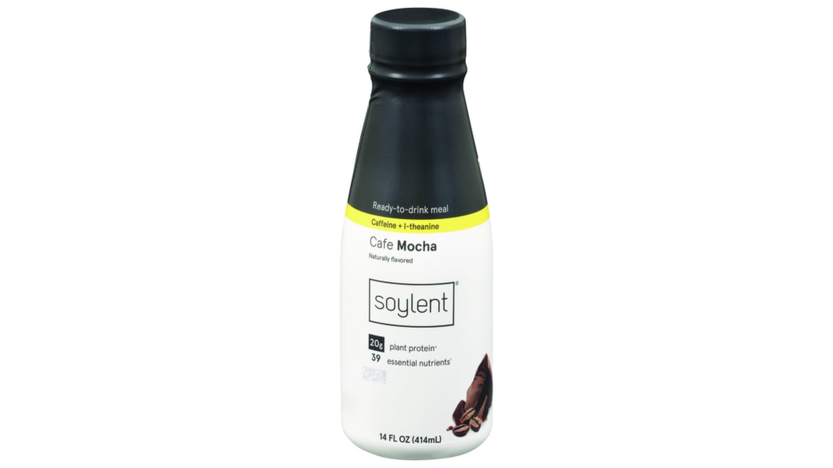 Soylent Cafe Mocha Plant Protein Meal Replacement Drink (14 oz)