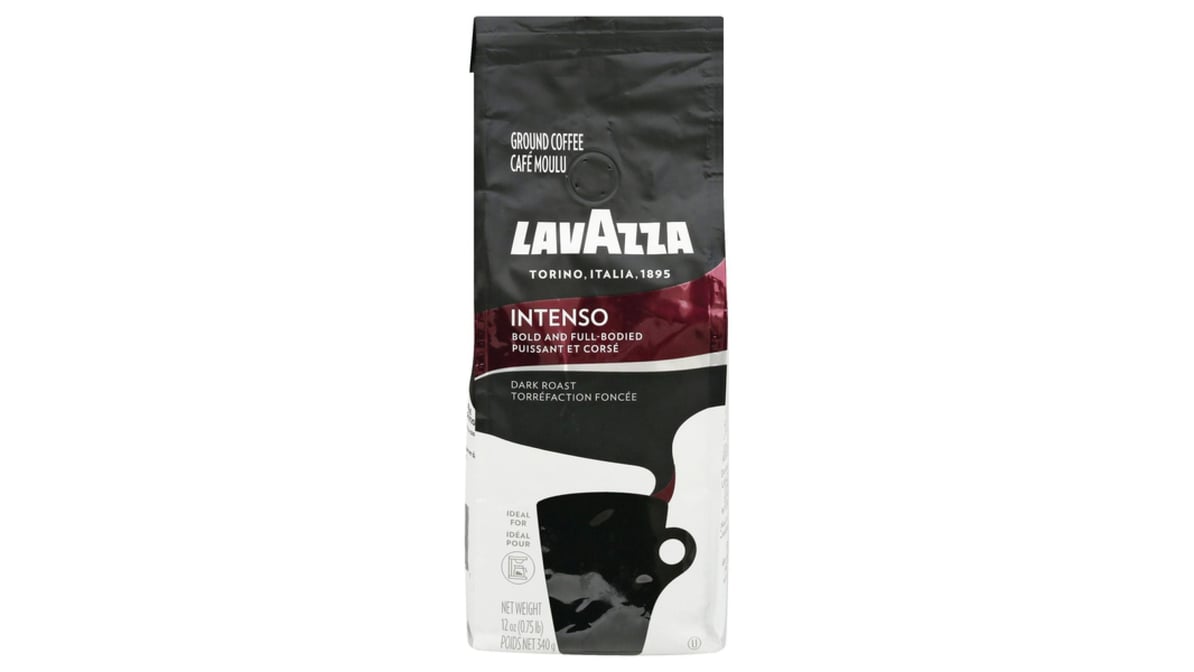 Lavazza Ground Dark Roast Coffee Intenso (12 oz)