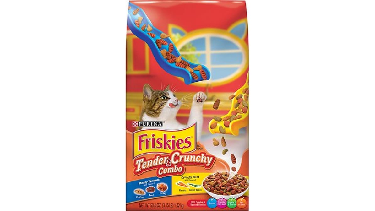 Purina Friskies Tender & Crunchy Combo Dry Cat Food (3.15 lb)